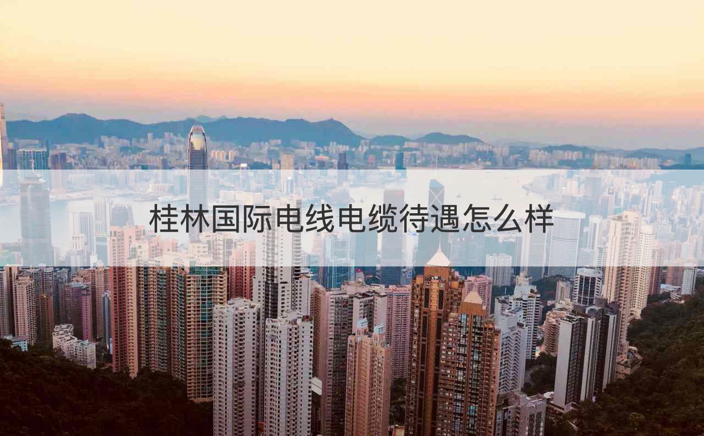 桂林国际电线电缆待遇怎么样     桂林国际电线电缆招聘信息